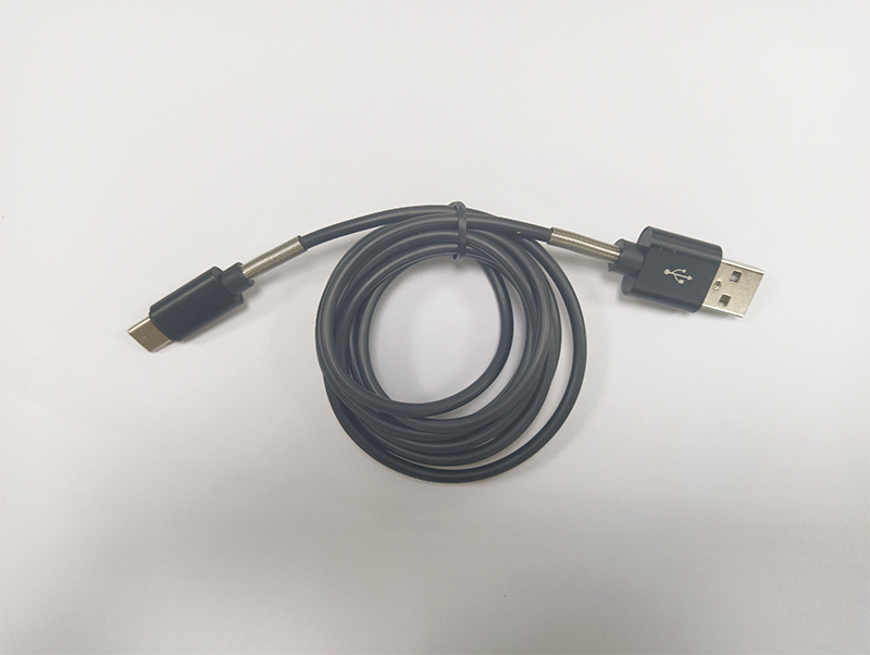 4芯半彈簧USB/Type-C數(shù)據(jù)線，PVC數(shù)據(jù)線生產(chǎn)廠家