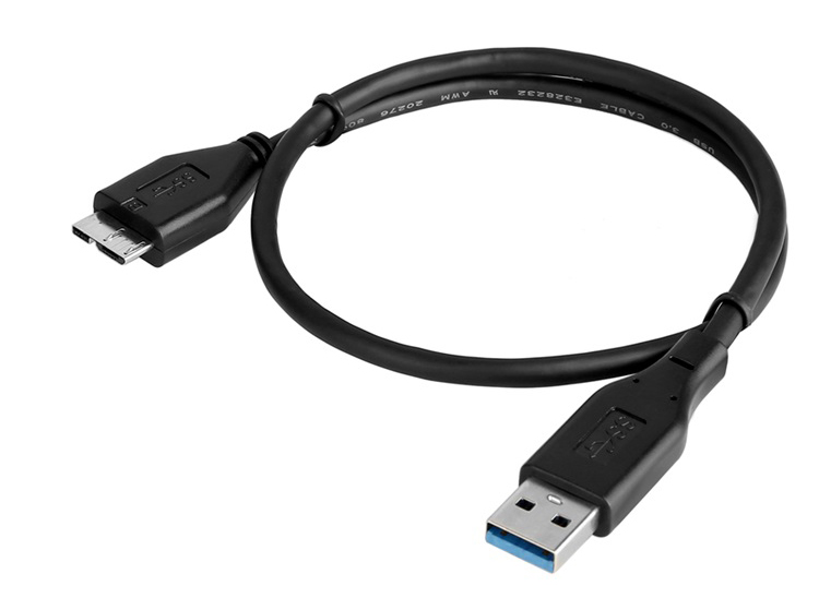 移動硬盤USB 3.0 Micro USB數據線，數據傳輸5Gbps